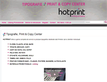 Tablet Screenshot of hotprint.ro